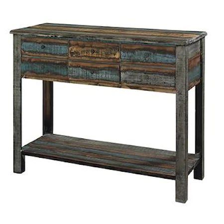 Distressed Console Table